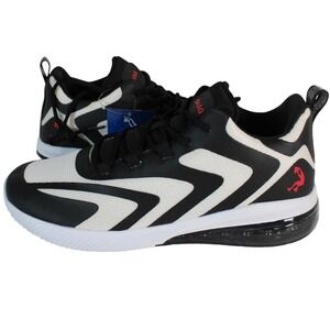 Shaq Mens 10.5 Basketball Shoes Black White Red Athletic Sneakers Dunk New